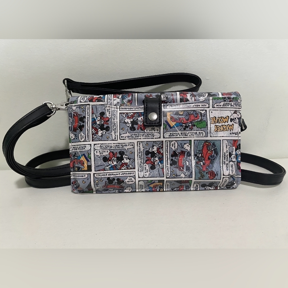 Disney Parks Mickey Mouse Comic Strip Wallet Wristlet- LIMITED EDITION